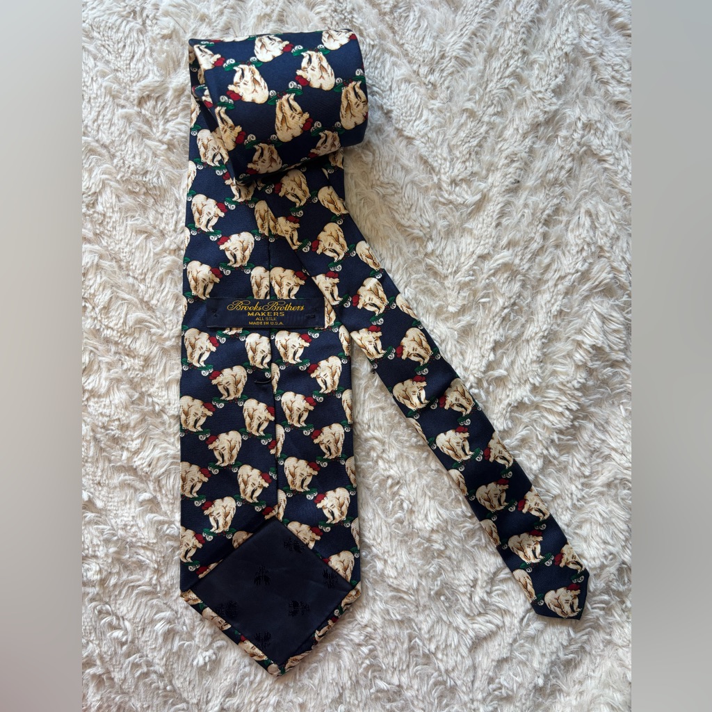 Brooks Brothers Polar Bear Tie